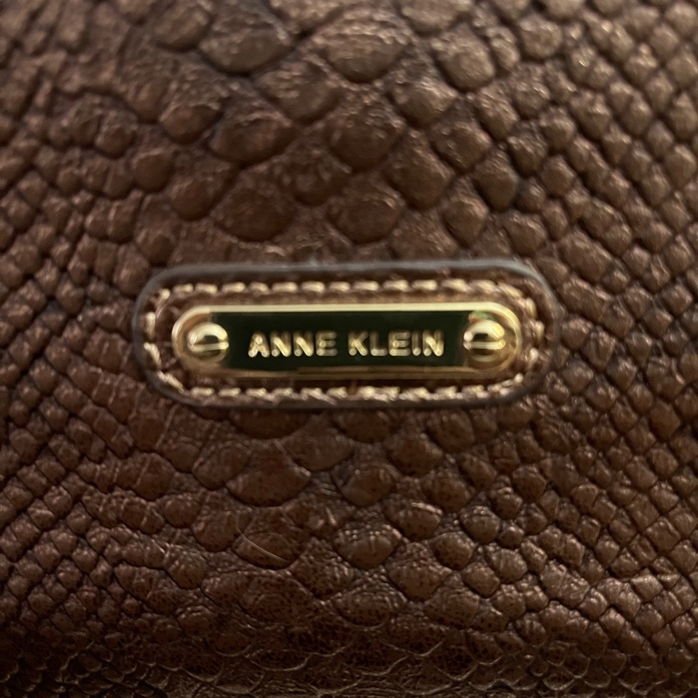 Anne Klein bronze handbag